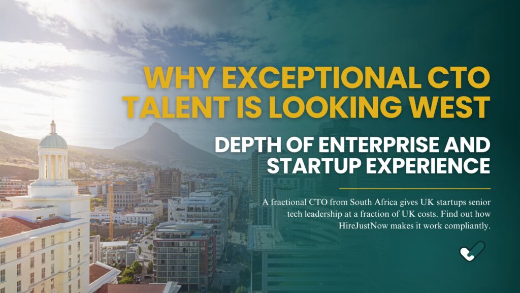 UK startup founder working remotely with a fractional CTO based in South Africa