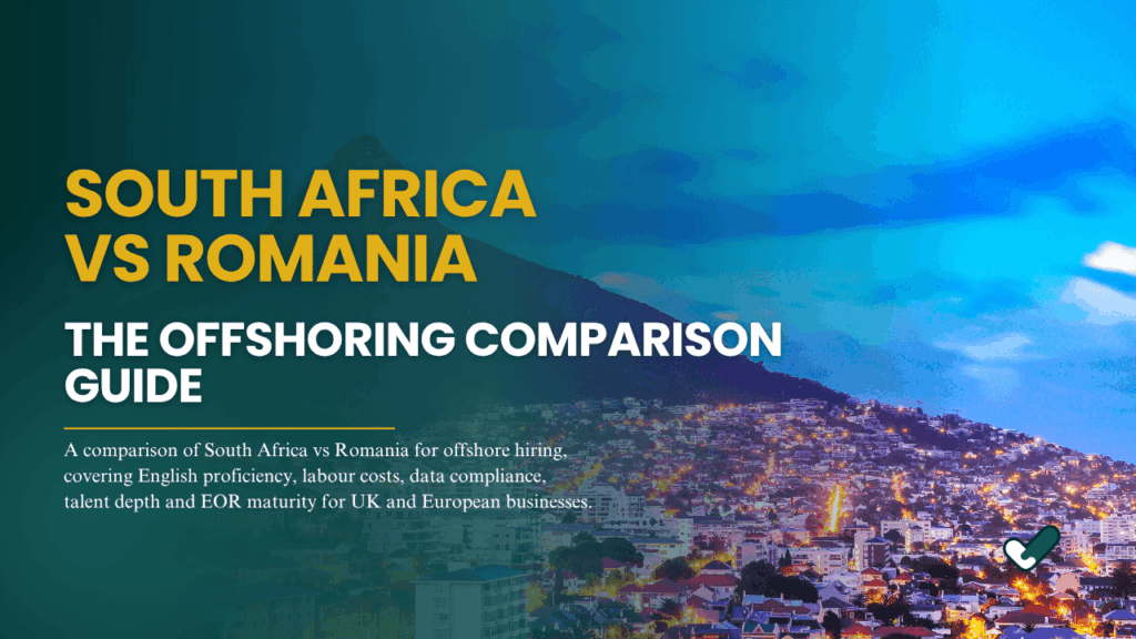South Africa vs Romania offshoring comparison